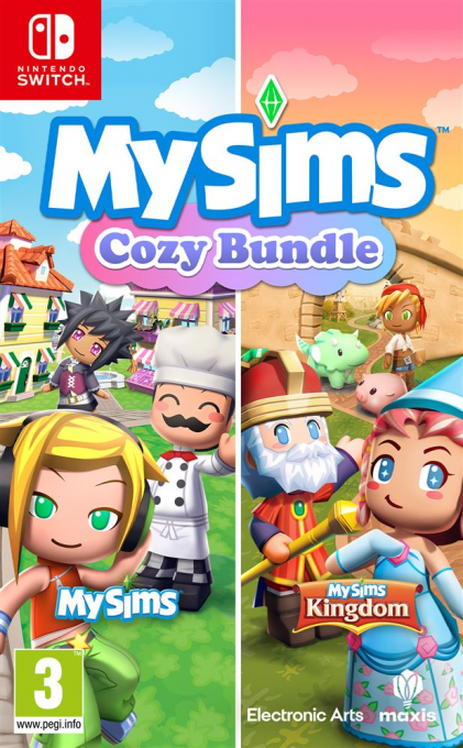 My Sims Cozy Bundle box art for Nintendo Switch