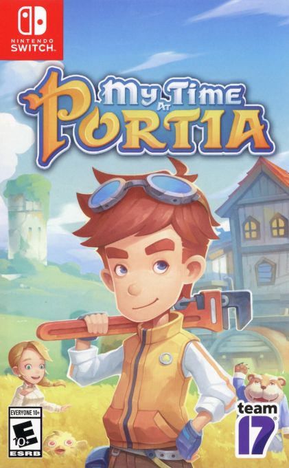 My Time at Portia box art for Nintendo Switch