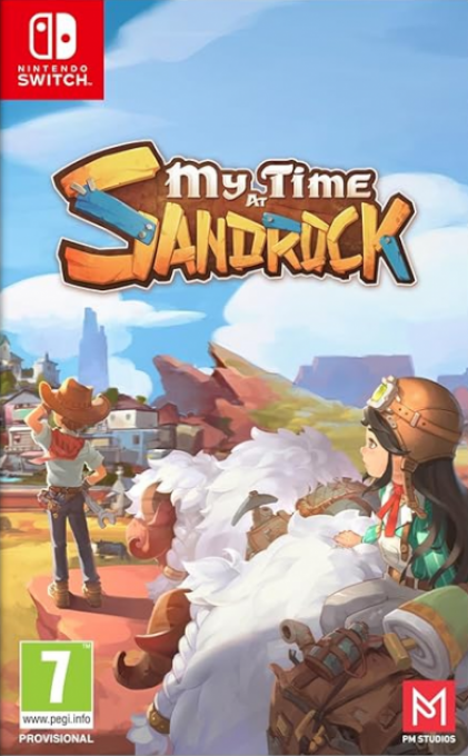 My Time at Sandrock box art for Nintendo Switch