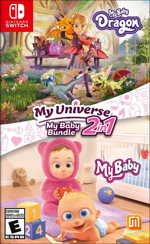 My Universe - 2 In 1 My Baby Bundle box art for Nintendo Switch