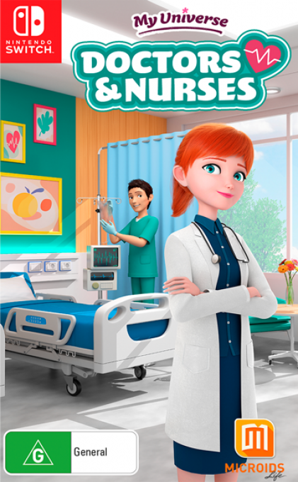 My Universe: Doctors & Nurses box art for Nintendo Switch