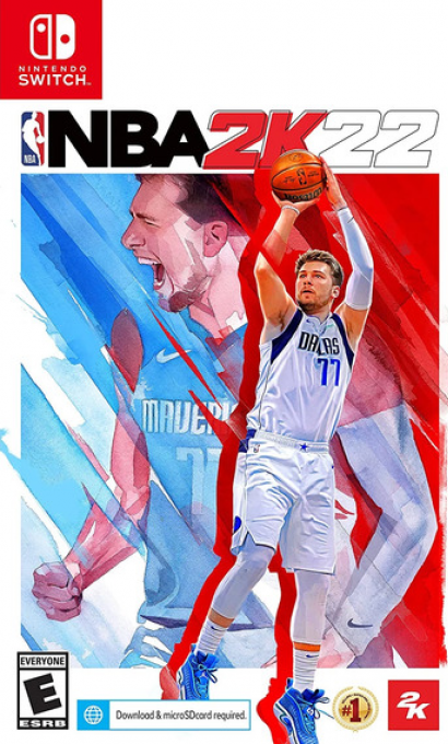 NBA 2K22 box art for Nintendo Switch