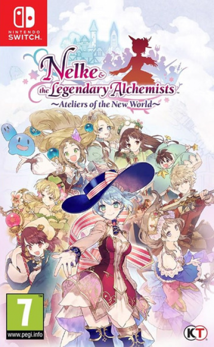 Nelke & The Legendary Alchemists: Ateliers Of The New World box art for Nintendo Switch