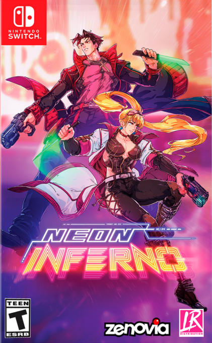 Neon Inferno box art for Nintendo Switch
