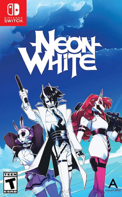 Neon White box art for Nintendo Switch