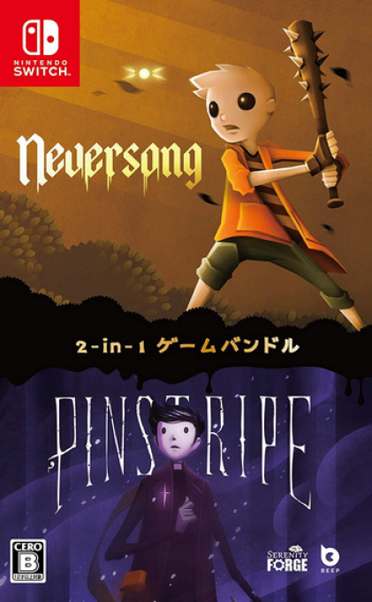 Neversong & Pinstripe box art for Nintendo Switch