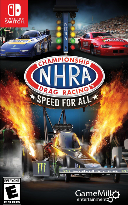 NHRA Championship Drag Racing: Speed for All box art for Nintendo Switch