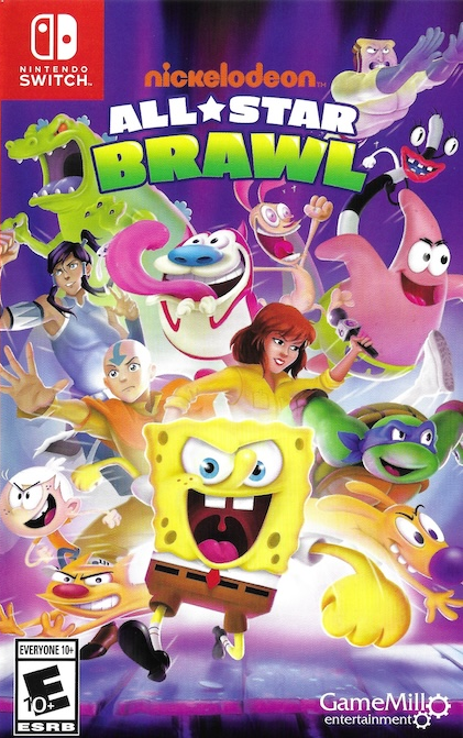Nickelodeon All-Star Brawl box art for Nintendo Switch
