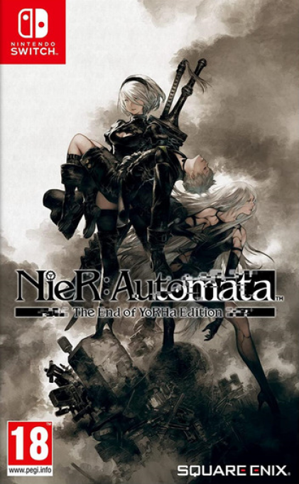 Nier Automata: The End of YoRHa Edition box art for Nintendo Switch