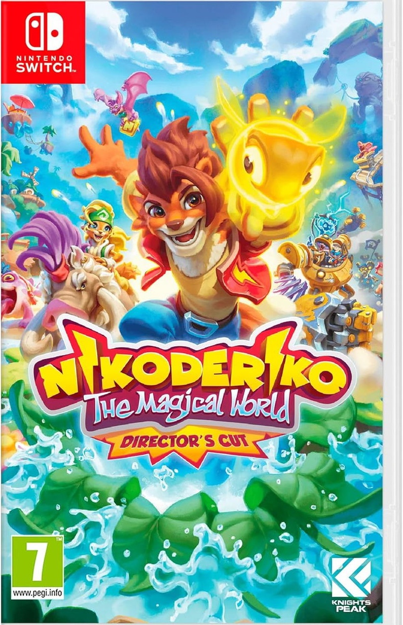 Nikoderiko The Magical World: Director's Cut box art for Nintendo Switch
