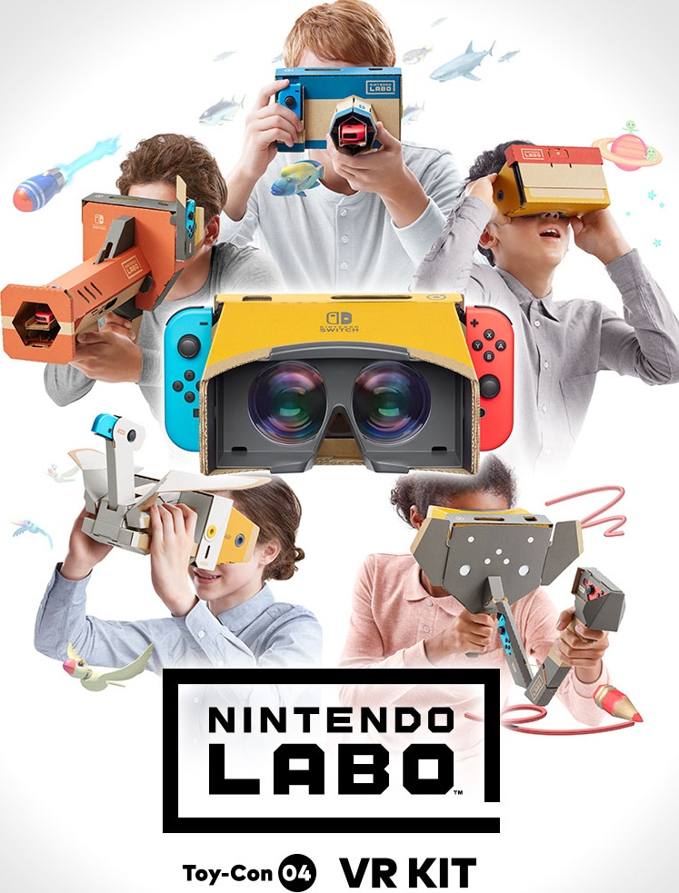 Nintendo Labo Toy-Con 04 VR Kit: Expansion Set 2 [Bird + Wind Pedal] box art for Nintendo Switch