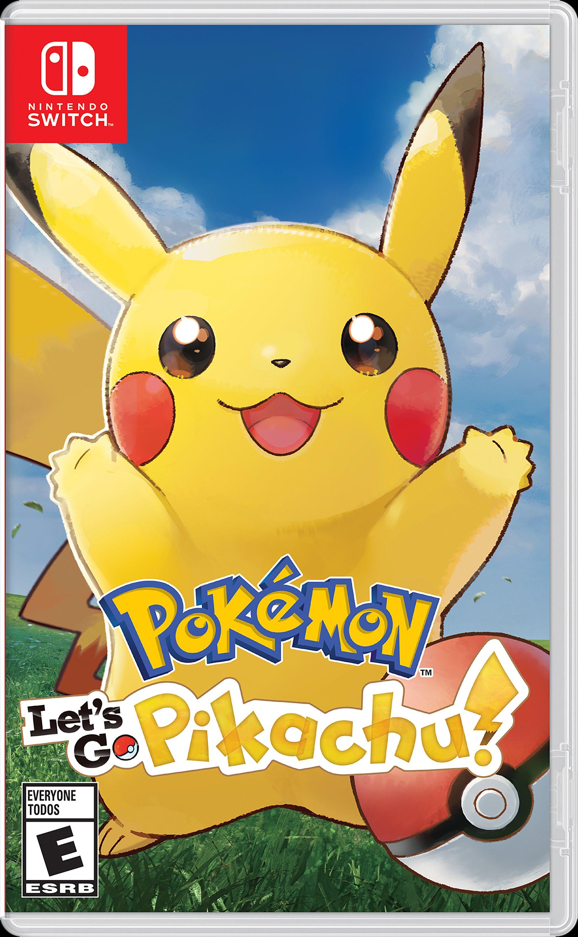 Nintendo Switch Pokemon: Let's Go Pikachu Edition box art for Nintendo Switch
