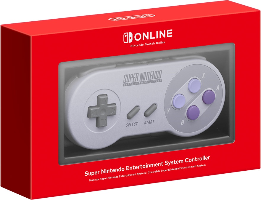 Nintendo Switch SNES Controller box art for Nintendo Switch