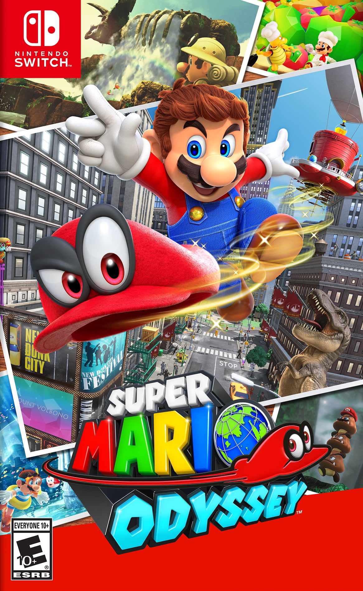 Nintendo Switch Super Mario Odyssey Bundle box art for Nintendo Switch