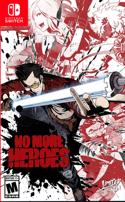 No More Heroes box art for Nintendo Switch