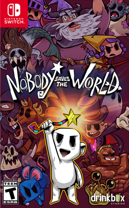 Nobody Saves the World box art for Nintendo Switch