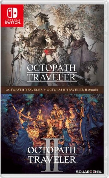 OctoPath Traveller II steelbook bundle box art for Nintendo Switch