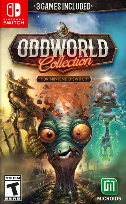 Oddworld: Collection box art for Nintendo Switch