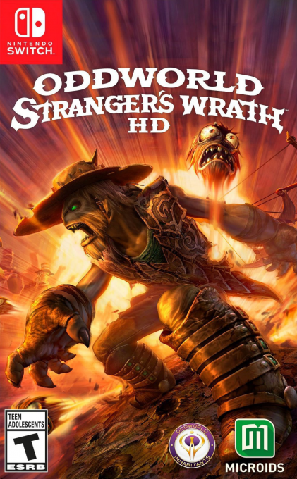 Oddworld Stranger's Wrath HD box art for Nintendo Switch