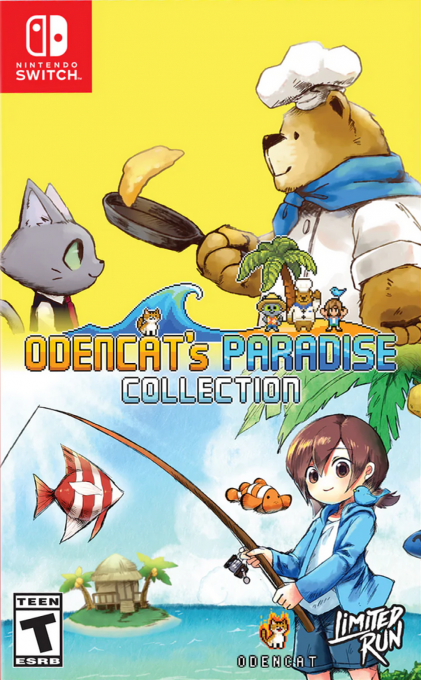 Odencat's Paradise Collection box art for Nintendo Switch
