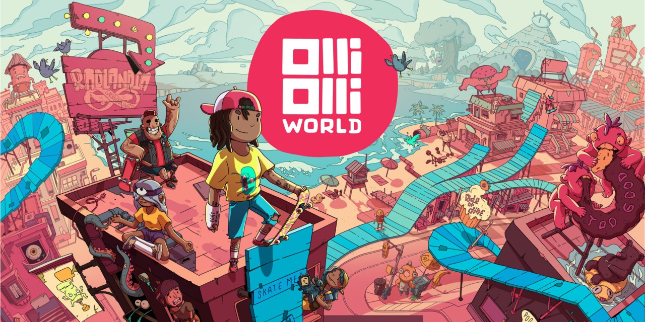 OlliOlli World box art for Nintendo Switch