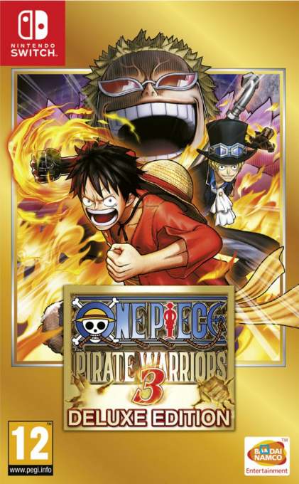 One Piece Pirate Warriors 3 Deluxe Edition box art for Nintendo Switch