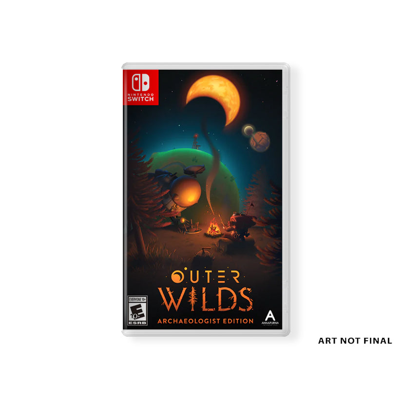Outer Wilds: Collector's Edition box art for Nintendo Switch