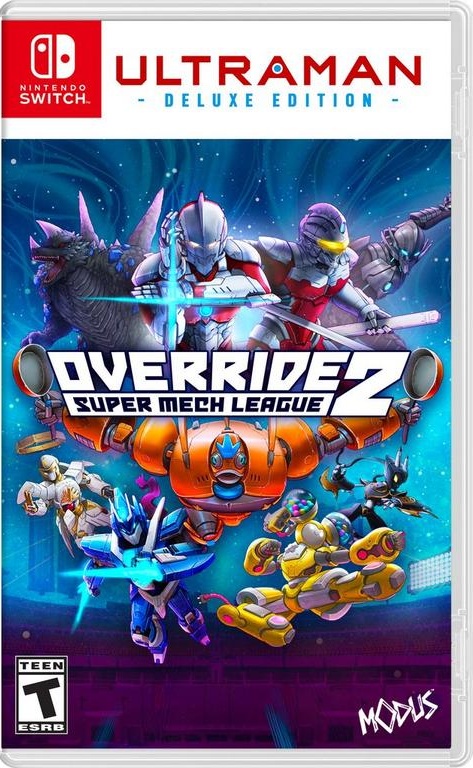 Override 2: Super Mech League [Ultraman Deluxe Edition] box art for Nintendo Switch