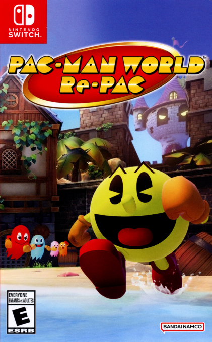 Pac-Man World Re-PAC box art for Nintendo Switch
