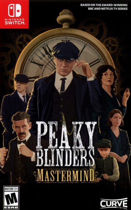 Peaky Blinders: Mastermind box art for Nintendo Switch