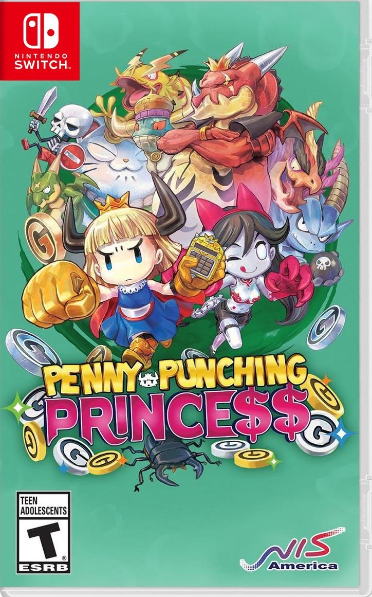 Penny Punching Princess Limited Edition box art for Nintendo Switch