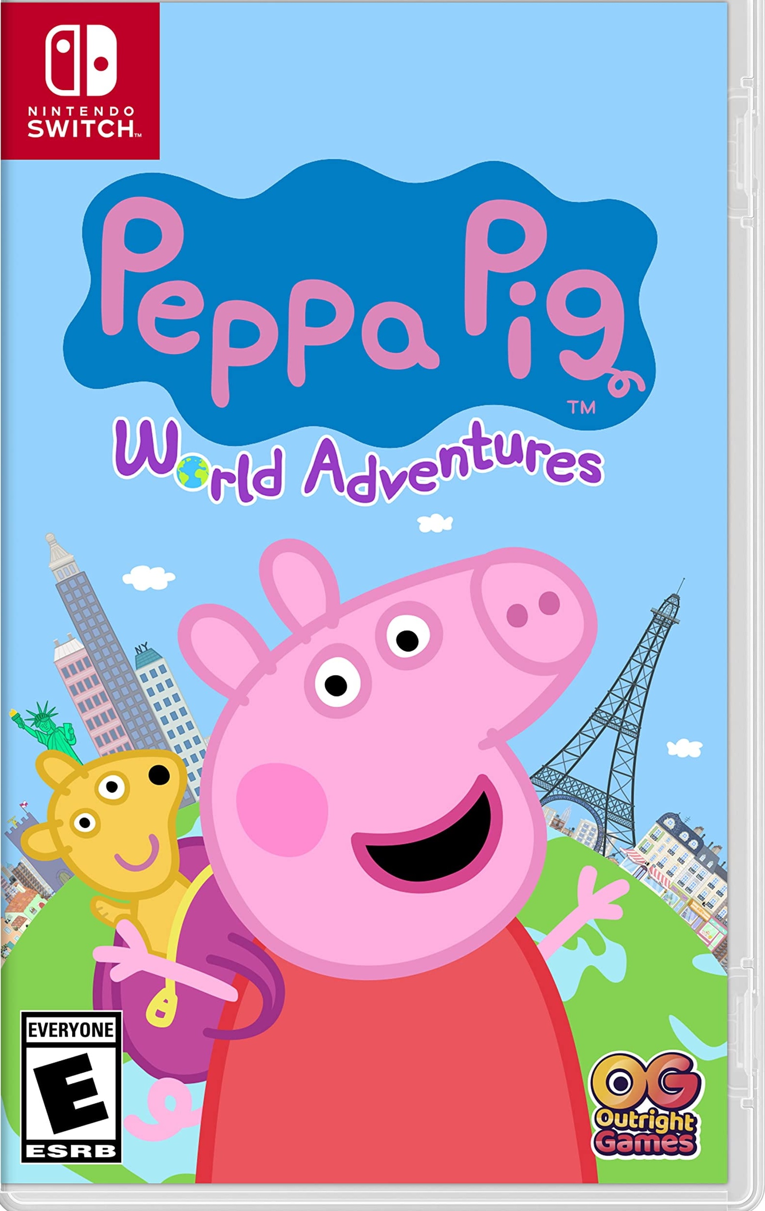 Peppa Pig World Adventures box art for Nintendo Switch