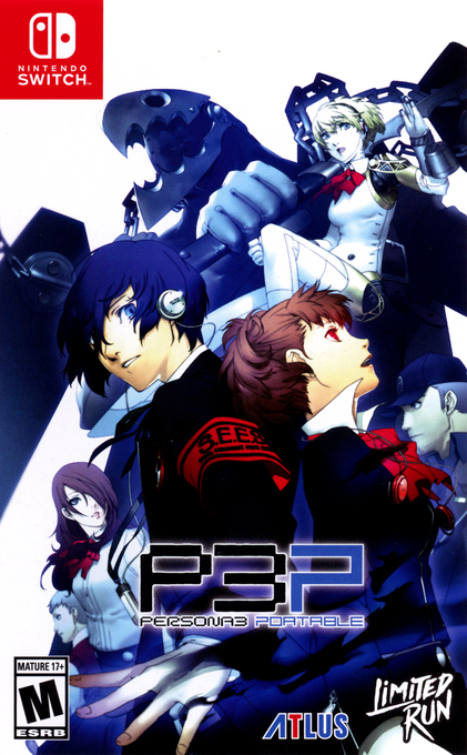 Persona 3 Portable box art for Nintendo Switch