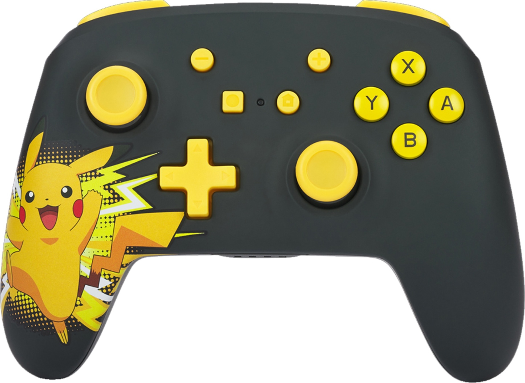 Pikachu Neon Wireless Controller box art for Nintendo Switch