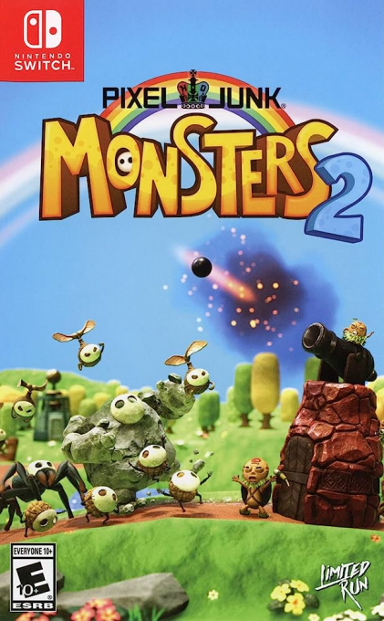 Pixel Junk Monsters 2 box art for Nintendo Switch