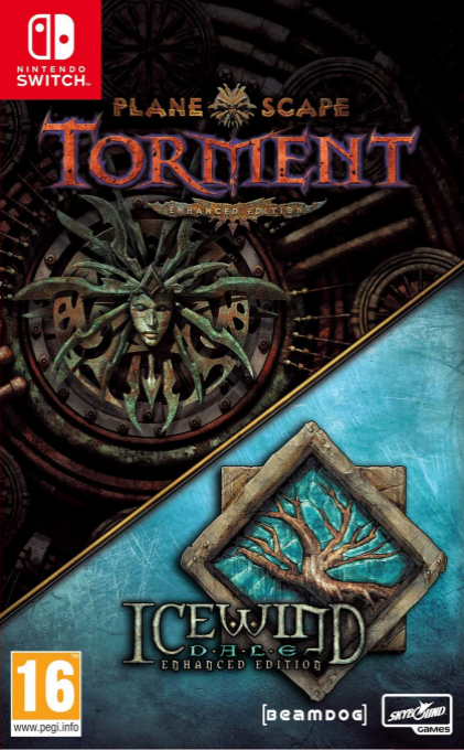 Planescape: Torment & Icewind Dale Enhanced Editions box art for Nintendo Switch