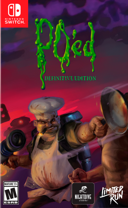 PO'Ed: Definitive Edition box art for Nintendo Switch
