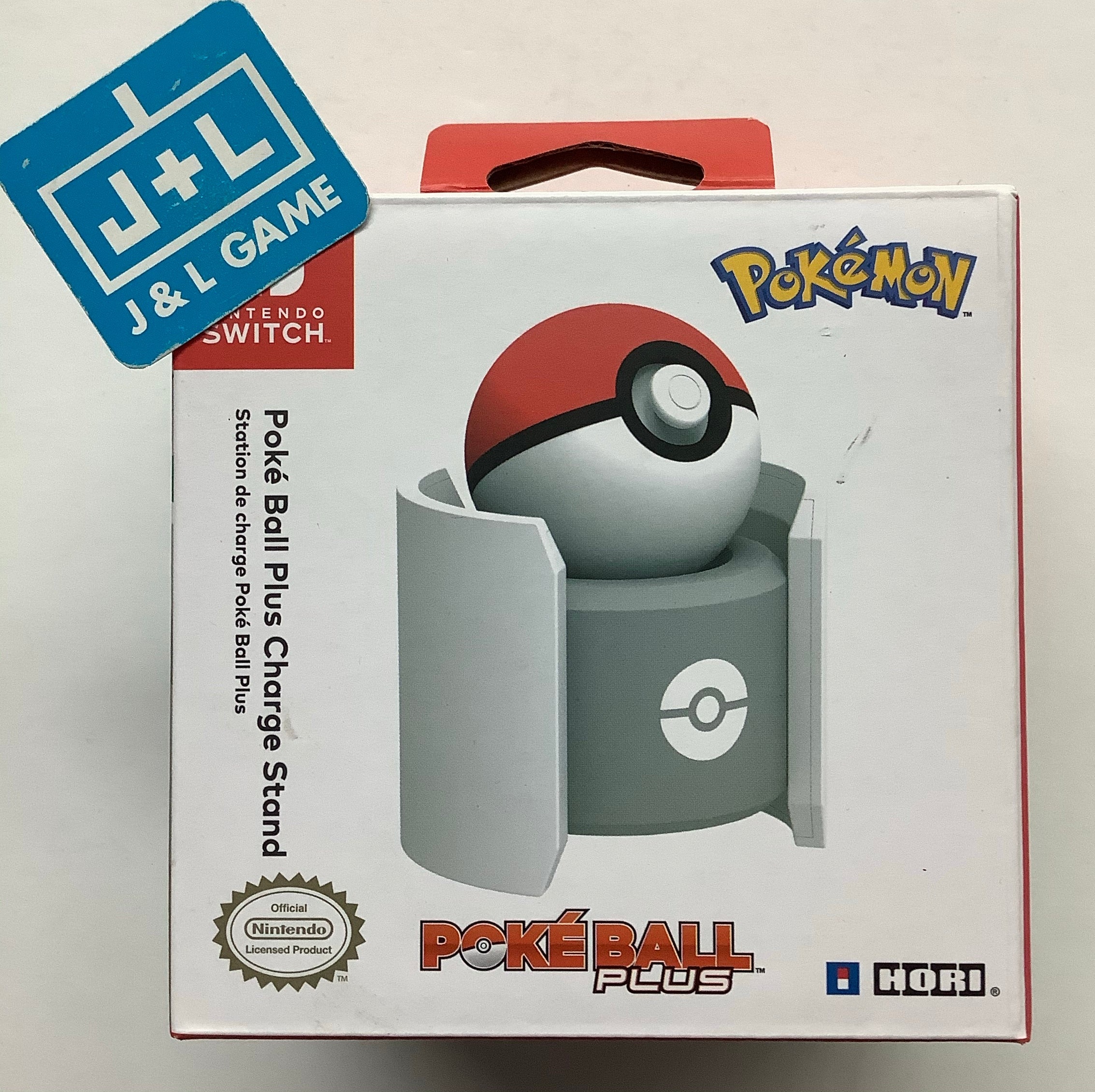 Poke Ball Plus Charge Stand box art for Nintendo Switch