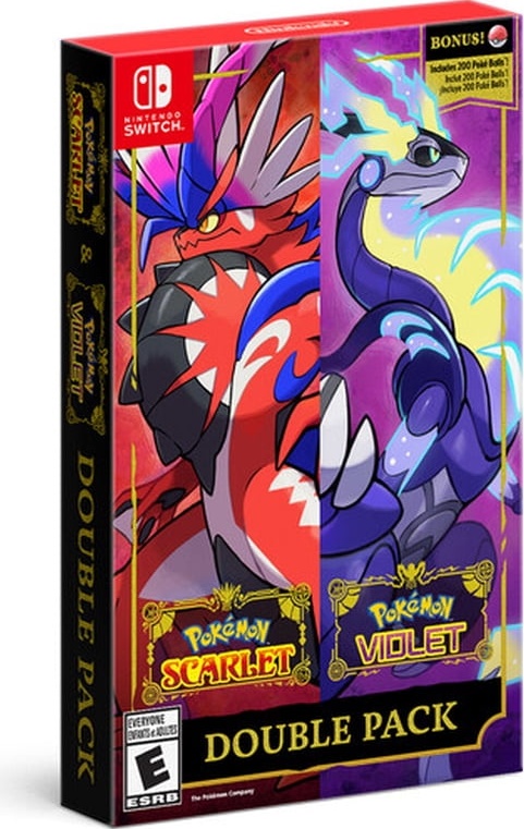 Pokemon Scarlet & Violet Double Pack box art for Nintendo Switch