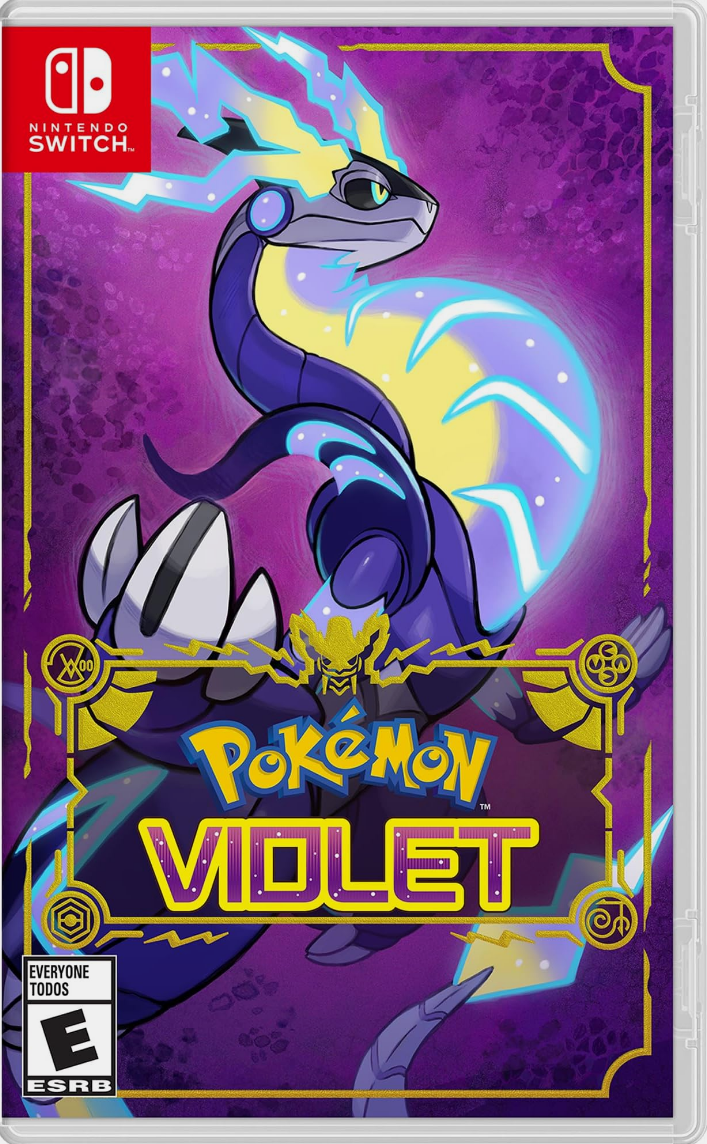 Pokemon Violet box art for Nintendo Switch