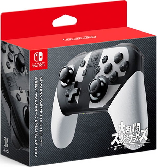 Pro Controller Super Smash Bros [Ultimate Edition] box art for Nintendo Switch