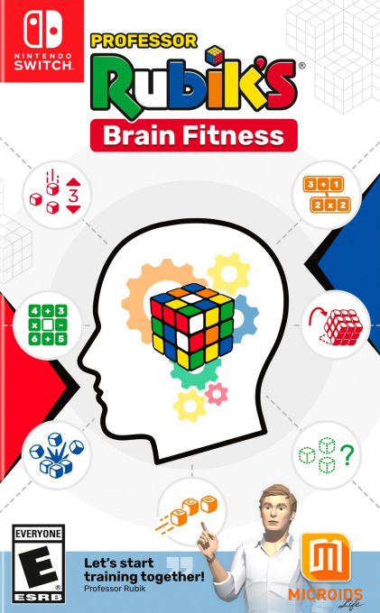Professor Rubik's Brain Fitness box art for Nintendo Switch