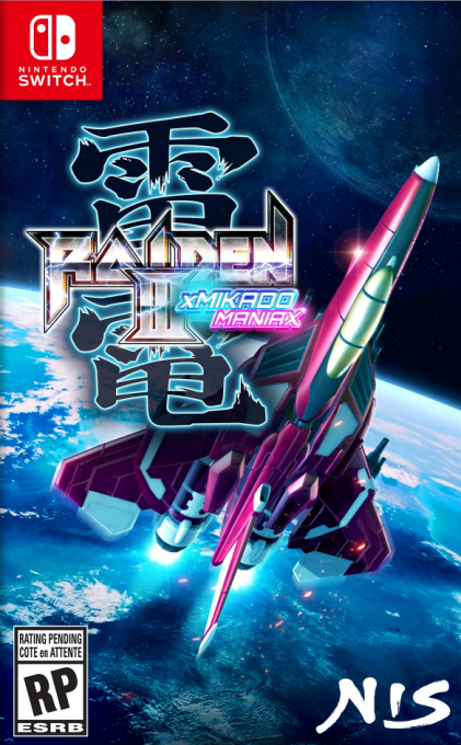 Raiden III X Mikado Maniax box art for Nintendo Switch