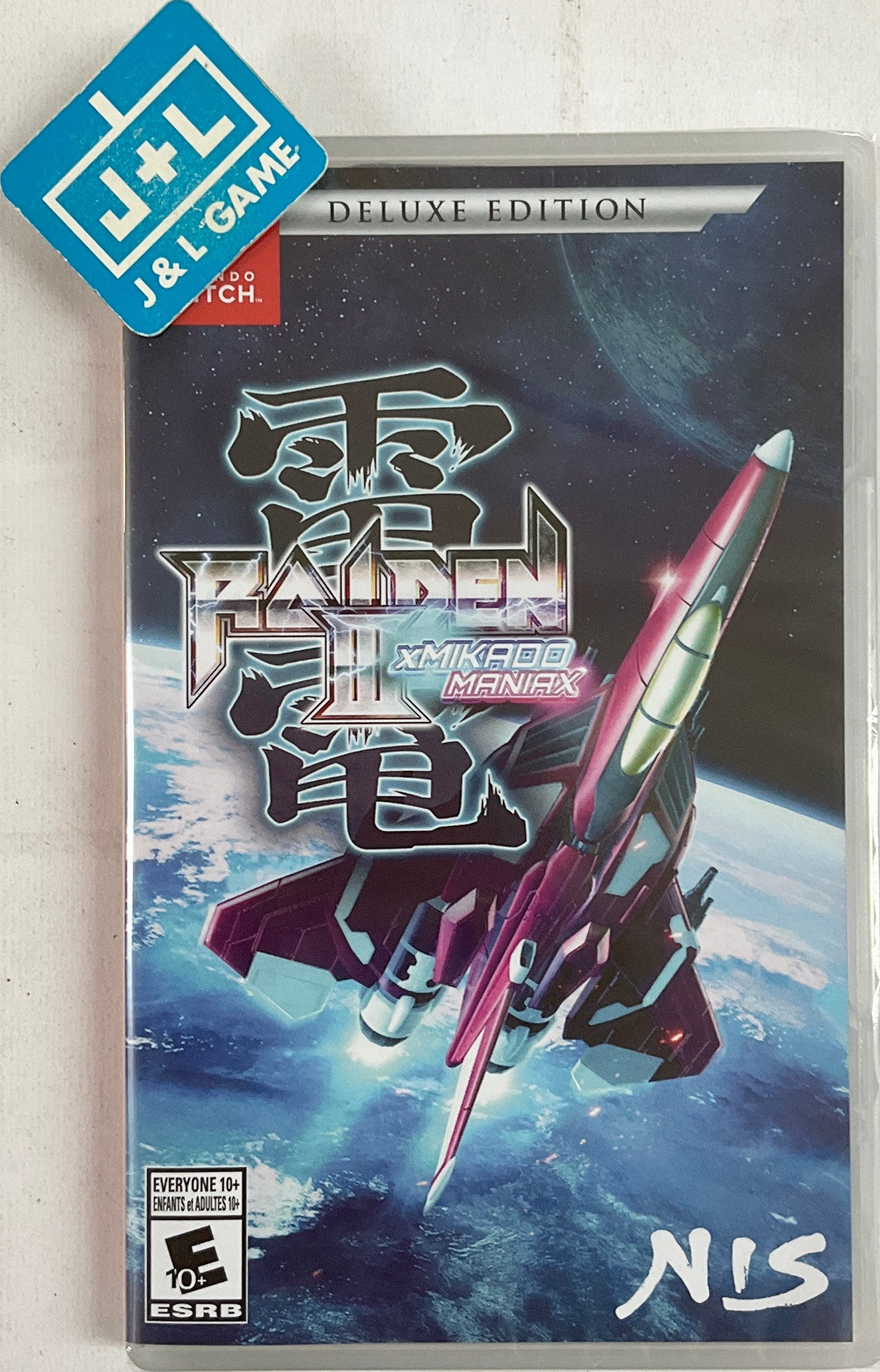 Raiden III X Mikado Maniax: Deluxe Edition box art for Nintendo Switch