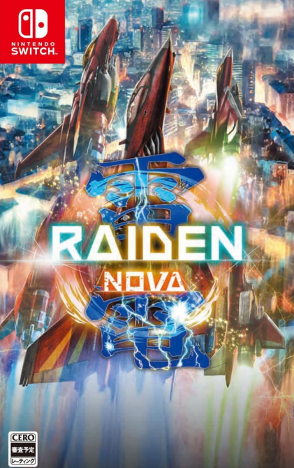 Raiden Nova box art for Nintendo Switch
