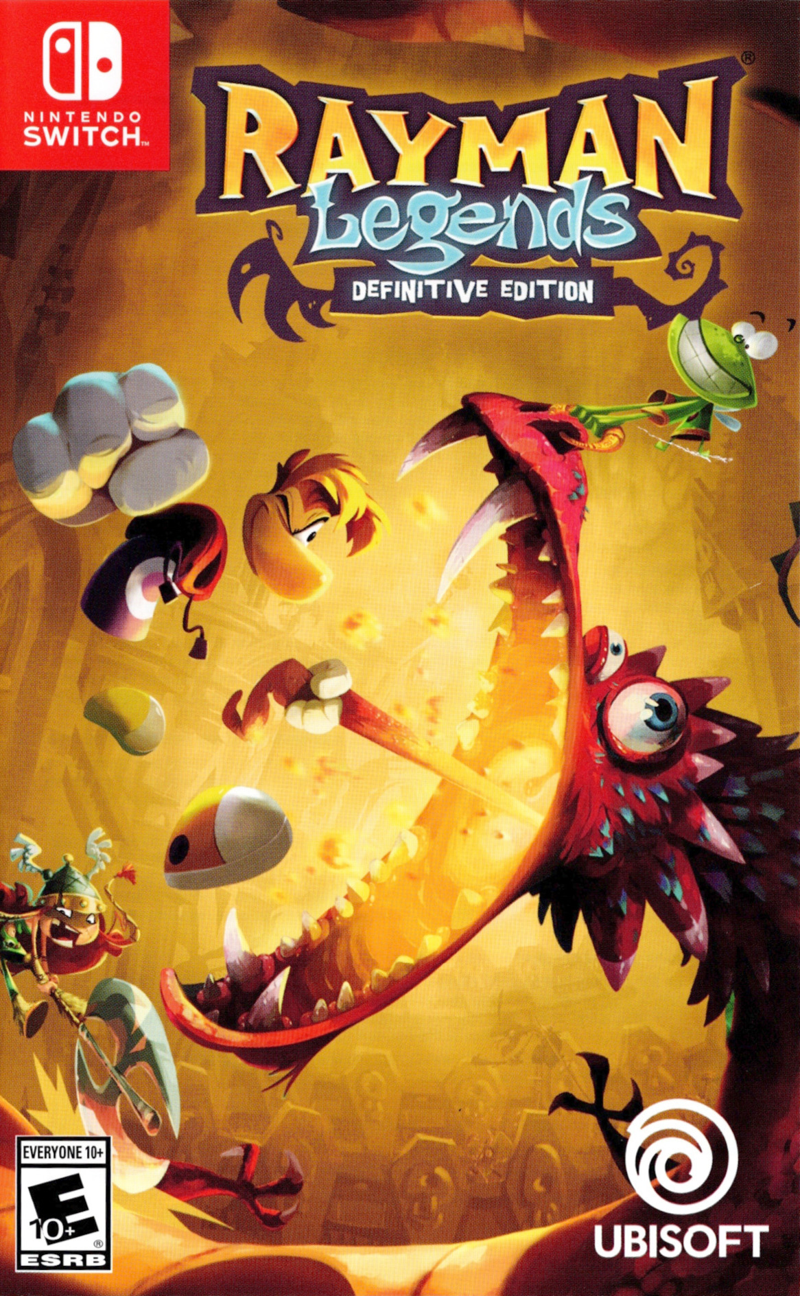 Rayman Legends box art for Nintendo Switch