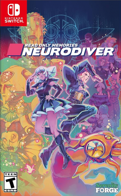 Read Only Memories: Neurodiver box art for Nintendo Switch