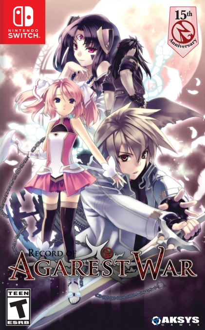 Record of Agarest War box art for Nintendo Switch