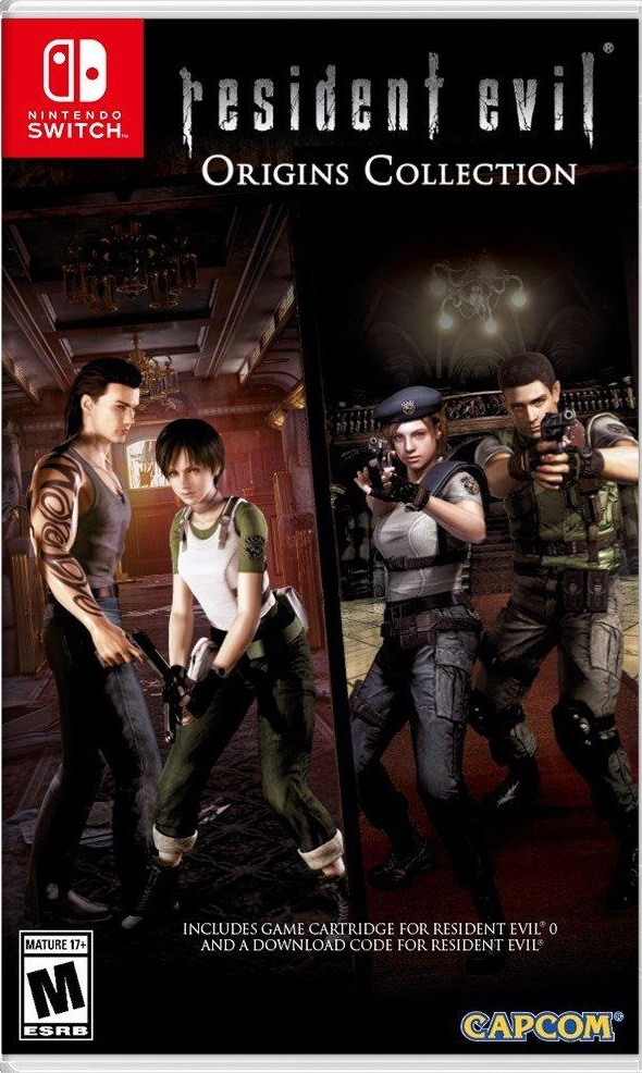 Resident Evil Origins Collection box art for Nintendo Switch