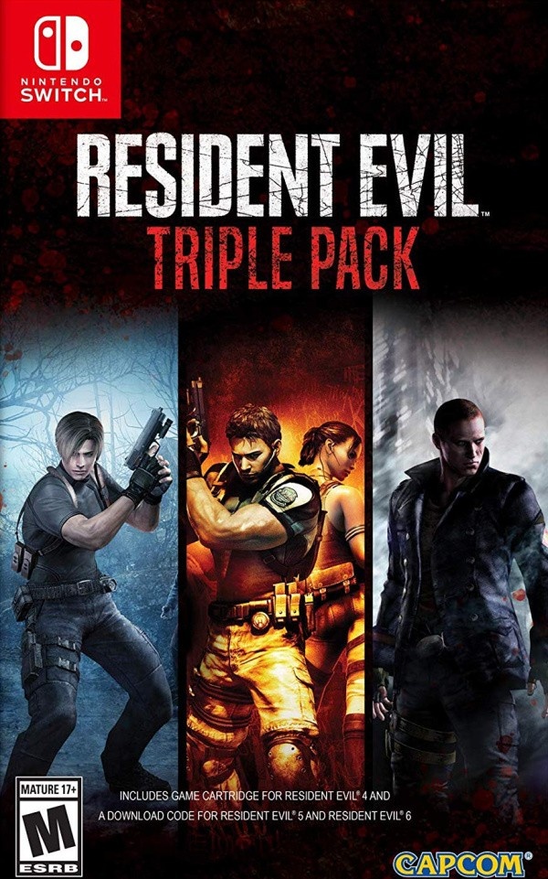 Resident Evil Triple Pack box art for Nintendo Switch